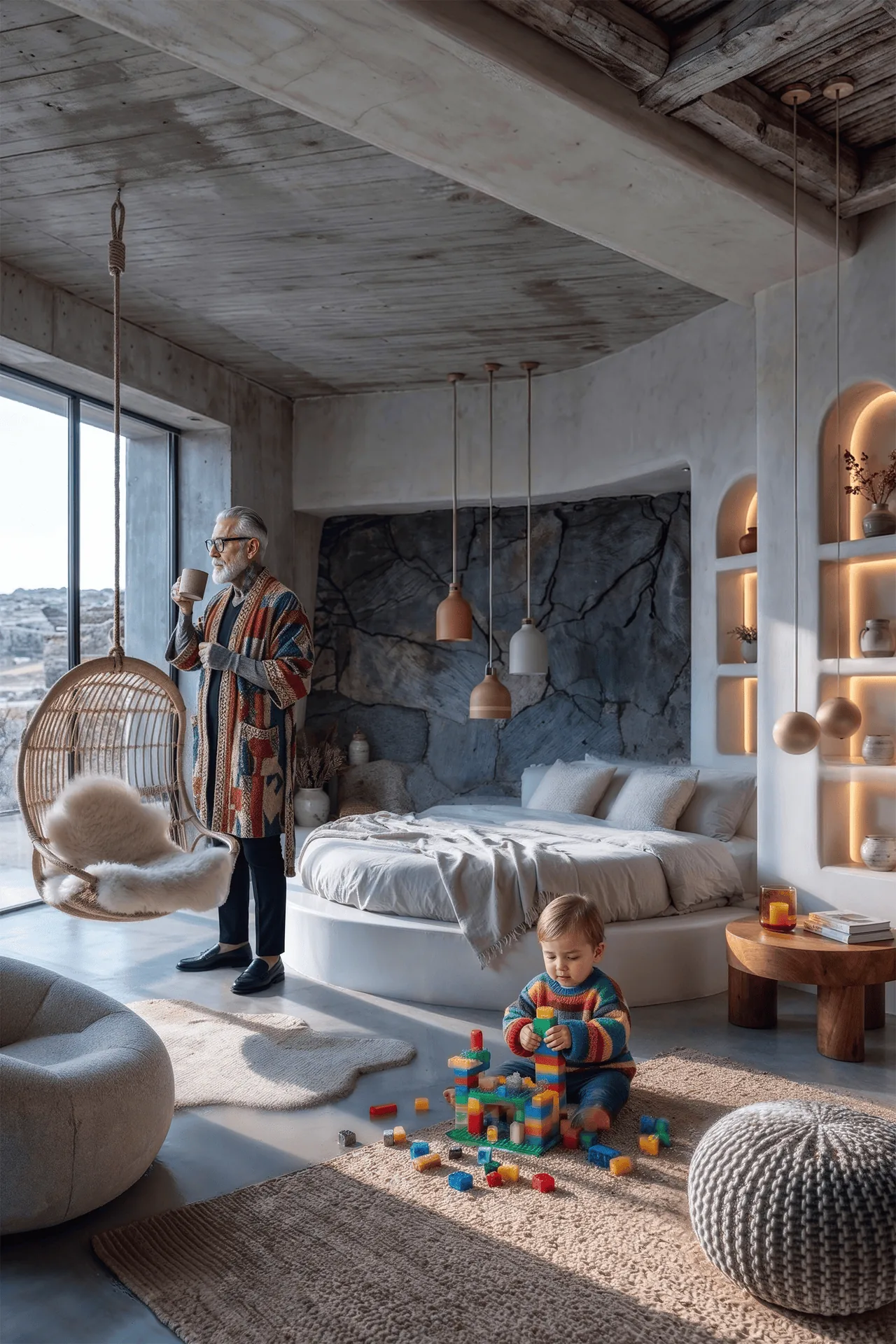 Space perception animated study